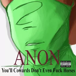 Size: 600x600 | Tagged: album, album cover, artist:anonymous, derpibooru import, drawthread, human, meme, oc, oc:anon, parental advisory, solo, suggestive, text, viper, vulgar, you'll cowards don't even smoke crack