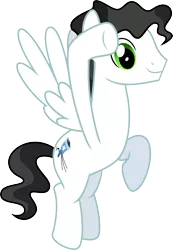 Size: 6000x8693 | Tagged: safe, alternate version, artist:chainchomp2, derpibooru import, mercury, starry eyes (character), pegasus, pony, wonderbolts academy, absurd resolution, background pony, flying, male, salute, simple background, solo, stallion, transparent background, vector