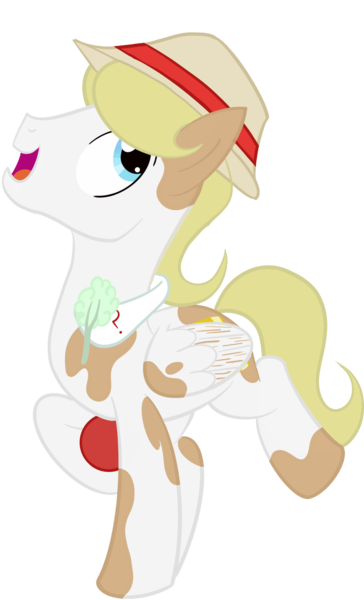 Size: 1166x1920 | Tagged: safe, artist:sixes&sevens, derpibooru import, doctor whooves, time turner, ponified, pegasus, pony, celery, cricket ball, doctor who, fifth doctor, hat, male, pinto, simple background, solo, transparent background