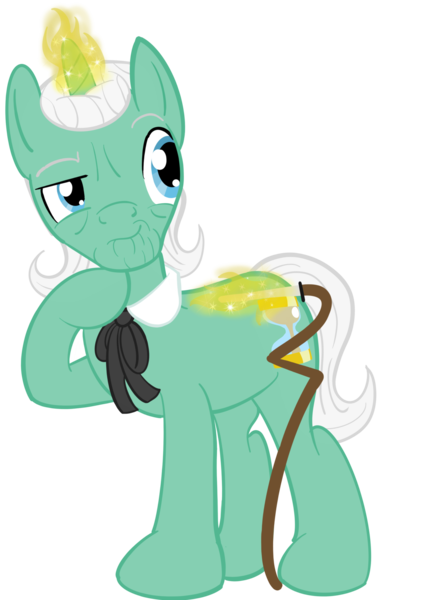 Size: 1280x1805 | Tagged: safe, artist:sixes&sevens, derpibooru import, doctor whooves, time turner, pony, unicorn, cane, doctor who, first doctor, magic, male, necktie, simple background, solo, transparent background