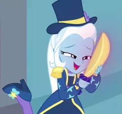 Size: 1153x1079 | Tagged: safe, derpibooru import, screencap, trixie, equestria girls, equestria girls series, street magic with trixie, spoiler:eqg series (season 2), clothes, cropped, female, high heels, shoes, solo