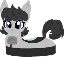 Size: 730x649 | Tagged: safe, artist:nootaz, derpibooru import, oc, oc:roomby, ponified, object pony, original species, pony, roomba pony, i can't believe it's not badumsquish, nootaz is trying to murder us, roomba, wat, wtf