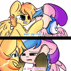 Size: 2000x2000 | Tagged: safe, artist:thieftea, derpibooru import, oc, oc:aurryhollows, oc:foxyhollows, ponified, pony, collar, cute, female, foxrry, hell kitchen, hell's kitchen, idiot sandwich, male, mare, meme, oc x oc, ponified meme, roleplaying, shipping, stallion, straight