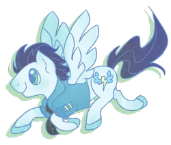 Size: 650x550 | Tagged: artist:cloudbrownie, clothes, derpibooru import, safe, shirt, simple background, soarin', solo, transparent background, uniform, wonderbolts dress uniform