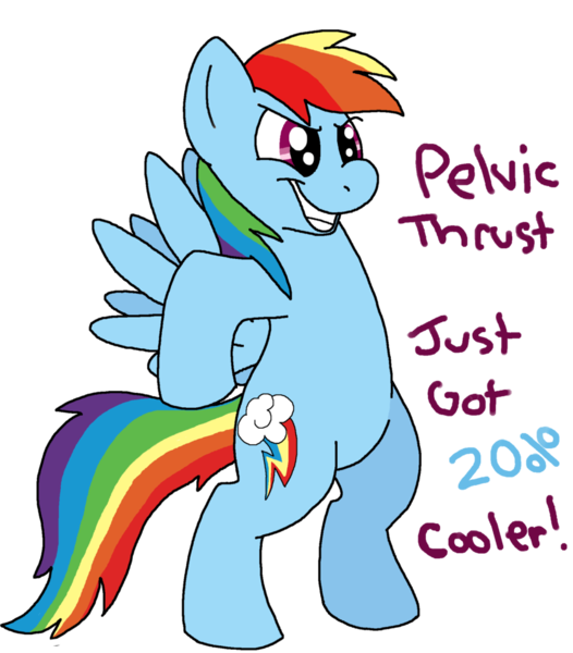 Size: 837x954 | Tagged: 20% cooler, artist:thedoggygal, dancing, derpibooru import, pelvic thrust, rainbow dash, safe, solo