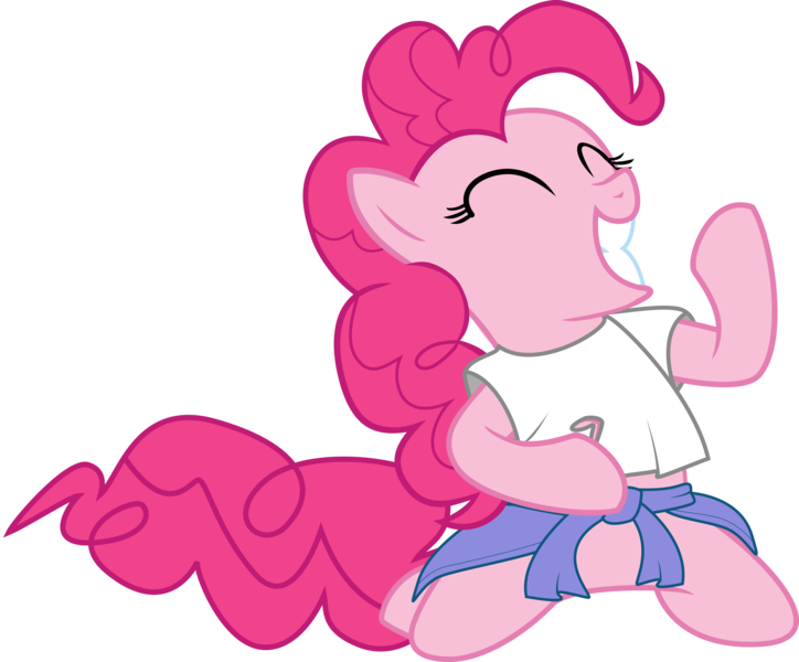 Size: 7239x6000 | Tagged: absurd resolution, air guitar, artist:tamalesyatole, bill s preston, bill & ted's excellent adventure, derpibooru import, pinkie pie, safe, simple background, solo, vector