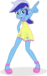 Size: 3588x5810 | Tagged: safe, artist:punzil504, derpibooru import, minuette, equestria girls, equestria girls series, spring breakdown, spoiler:eqg series (season 2), absurd resolution, braces, clothes, cute, equestria girls-ified, female, legs, minubetes, open mouth, shorts, simple background, solo, transparent background