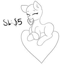 Size: 1322x1181 | Tagged: safe, artist:itwasscatters, derpibooru import, pony, advertisement, commission, female, hearts and hooves day, holiday, mare, solo, valentine's day, your character here