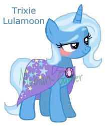 Size: 615x729 | Tagged: safe, alternate version, artist:mobian-gamer, derpibooru import, trixie, pony, unicorn, base used, cape, clothes, female, mare, solo, trixie's cape