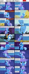 Size: 1282x3304 | Tagged: alicorn amulet, caption, comic, comic:celestia's servant interview, derpibooru import, interview, safe, trixie