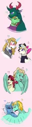 Size: 2048x8192 | Tagged: artist:percy-mcmurphy, changedling, changeling, cherrybreeze, cherry jubilee, crack shipping, derpibooru import, female, free love (changedling), freerynx, lesbian, lightning dust, love, male, my little pony: the movie, pharynx, prince blueblood, prince pharynx, safe, shipping, songbird serenade, songblood, straight, trixie, trixiedust, zephyr breeze