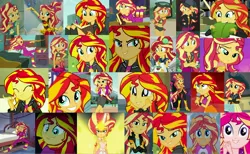 Size: 4040x2483 | Tagged: safe, derpibooru import, screencap, ray, sunset shimmer, pony, dance magic, display of affection, epic fails (equestria girls), eqg summertime shorts, equestria girls, equestria girls (movie), equestria girls series, forgotten friendship, friendship games, good vibes, legend of everfree, monday blues, pet project, rainbow rocks, super squad goals, unsolved selfie mysteries, x marks the spot, spoiler:eqg specials, clothes, collage, cowgirl, crystal guardian, daydream shimmer, flanksy, pajamas, ponied up, sarong, sunset sushi, super ponied up, swimsuit