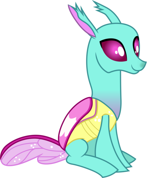 Size: 3000x3625 | Tagged: .ai available, artist:cloudyglow, background changeling, changedling, changeling, derpibooru import, safe, simple background, sitting, solo, spiracle, the hearth's warming club, transparent background, vector