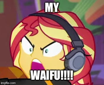 Size: 355x291 | Tagged: safe, derpibooru import, edit, screencap, sunset shimmer, equestria girls, equestria girls series, game stream, spoiler:eqg series (season 2), angry, caption, cropped, image macro, imgflip, text