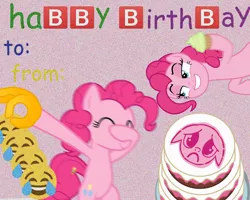 Size: 2000x1600 | Tagged: safe, derpibooru import, pinkie pie, earth pony, pony, 👌, 😂, apology cake, 🅱, bipedal, :c, cake, clone, covering face, cupcake, cursed image, dab, dank memes, emoji, eyes closed, facehoof, female, floppy ears, food, frown, grin, happy birthday, hoof hold, lidded eyes, looking at you, mare, multeity, pinkie being pinkie, pinkie physics, sad, sideways, simple background, smiling, smirk, stamp of forgiveness, static, text, wat
