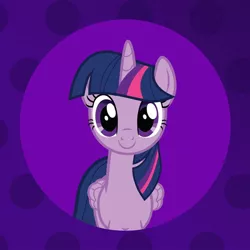 Size: 1080x1080 | Tagged: safe, derpibooru import, official, twilight sparkle, twilight sparkle (alicorn), alicorn, pony, looking at you, solo, twilight month
