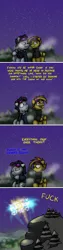 Size: 800x3171 | Tagged: safe, artist:captainhoers, derpibooru import, soarin', spitfire, pegasus, pony, firestarter spitfire, clothes, female, fireworks, fuck, goggles, heart, jacket, male, marriage proposal, night, shipping, soarinfire, steam, straight, thermos, vulgar, wide eyes