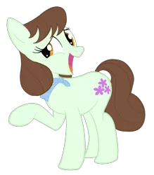 Size: 4200x4800 | Tagged: safe, artist:sixes&sevens, derpibooru import, ponified, earth pony, pony, absurd resolution, doctor who, female, neckerchief, peri brown, simple background, solo, transparent background