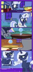 Size: 1919x4225 | Tagged: safe, artist:estories, derpibooru import, oc, oc:holly, oc:silverlay, unofficial characters only, alicorn, pony, unicorn, comic:a(pple)ffection, alicorn oc, comic, horn, shadow, wings