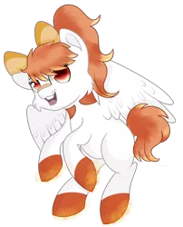 Size: 2425x3000 | Tagged: safe, artist:rainbowtashie, derpibooru import, ponified, pegasus, pony, scorbunny, crossover, pokémon, ponymon, solo