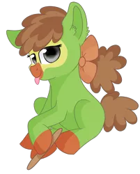 Size: 2414x3000 | Tagged: safe, artist:rainbowtashie, derpibooru import, ponified, earth pony, grookey, pony, crossover, pokémon, simple background, solo, transparent background