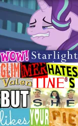 Size: 1500x2420 | Tagged: caption, derpibooru import, expand dong, exploitable meme, image macro, lip bite, meme, starlight glimmer, suggestive, text, wow! glimmer