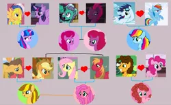 Size: 1713x1049 | Tagged: safe, artist:徐詩珮, derpibooru import, applejack, big macintosh, caramel, cheese sandwich, flash sentry, fluttershy, glitter drops, pinkie pie, rainbow dash, rarity, soarin', tempest shadow, twilight sparkle, twilight sparkle (alicorn), oc, oc:apple shiot, oc:betty pop, oc:bitter flower, oc:cake pie, oc:ehenk berrytwist, oc:rainbow beart, oc:vesty sparkle, alicorn, earth pony, pegasus, pony, unicorn, alicorn oc, broken horn, brother and sister, carajack, cheesepie, cousins, female, flashlight, fluttermac, glittershadow, horn, lesbian, magical lesbian spawn, male, mane six, mare, next generation, offspring, parent:applejack, parent:big macintosh, parent:caramel, parent:cheese sandwich, parent:flash sentry, parent:fluttershy, parent:glitter drops, parent:pinkie pie, parent:rainbow dash, parent:soarin', parent:tempest shadow, parent:twilight sparkle, parents:carajack, parents:cheesepie, parents:flashlight, parents:fluttermac, parents:glittershadow, parents:soarindash, shipping, siblings, sisters, soarindash, straight, wings