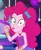 Size: 704x850 | Tagged: safe, derpibooru import, screencap, pinkie pie, equestria girls, equestria girls series, twilight under the stars, spoiler:eqg series (season 2), bare shoulders, bracelet, caught, clothes, cropped, cupcake, dress, food, heart necklace, huh, image, jewelry, png, rah rah skirt, sleeveless, solo, space party outfits, strapless, tongue out