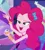 Size: 924x1018 | Tagged: safe, derpibooru import, screencap, pinkie pie, equestria girls, equestria girls series, twilight under the stars, spoiler:eqg series (season 2), bare shoulders, bracelet, cropped, cupcake, food, hairband, heart necklace, image, jewelry, no trouble, png, raised eyebrow, sleeveless, solo, sprinkles, strapless