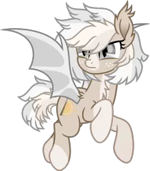 Size: 6511x7449 | Tagged: safe, artist:suramii, derpibooru import, oc, oc:cuddy, bat pony, pony, absurd resolution, bat pony oc, bat wings, female, freckles, simple background, socks (coat marking), solo, transparent background, vector, wings