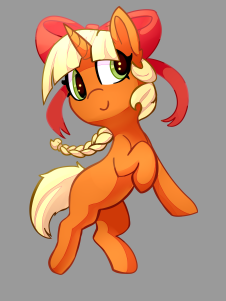 Size: 226x301 | Tagged: source needed, useless source url, safe, artist:lilfunkman, derpibooru import, oc, oc:ducky ink, pony, unicorn, bow, cute, pokémon