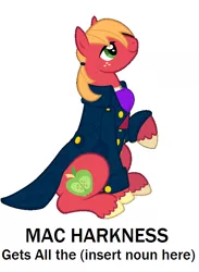 Size: 628x856 | Tagged: big macintosh, big macintosh gets all the mares, clothes, cosplay, costume, derpibooru import, doctor who, everypony's gay for big mac, jack harkness, safe, straight, torchwood
