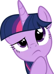 Size: 760x1051 | Tagged: safe, artist:awesomeluna, derpibooru import, twilight sparkle, twilight sparkle (alicorn), alicorn, pony, maud pie (episode), female, hoof on chin, mare, simple background, solo, thinking, transparent background, vector