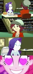 Size: 1920x4320 | Tagged: safe, derpibooru import, normal norman, pinkie pie, rarity, coinky-dink world, epic fails (equestria girls), eqg summertime shorts, equestria girls, background human, female, male, meme, normity, pinkie's eyes, shipping, shipping domino, straight
