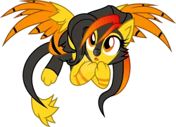 Size: 1600x1161 | Tagged: safe, artist:kojibiose, derpibooru import, oc, oc:luxury star, ponified, unofficial characters only, luxray, pony, female, obtrusive watermark, pokémon, ponymon, simple background, solo, transparent background, vector, watermark