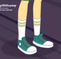 Size: 713x689 | Tagged: safe, derpibooru import, screencap, flash sentry, equestria girls, equestria girls series, spring breakdown, spoiler:eqg series (season 2), all good (song), clothes, converse, cropped, legs, male, pictures of legs, shoes, sneakers, socks