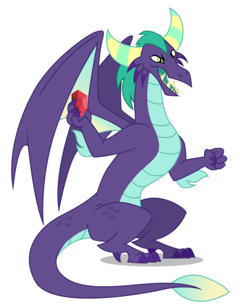 Size: 800x1024 | Tagged: artist:dragonchaser123, clenched fist, derpibooru import, dragon, edit, editor:damiranc1, gaius (dragon), open mouth, safe, simple background, sitting, spread wings, the hearth's warming club, transparent background, vector, vector edit, wings