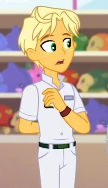 Size: 345x602 | Tagged: safe, derpibooru import, screencap, ragamuffin (equestria girls), equestria girls, equestria girls series, spring breakdown, spoiler:eqg series (season 2), arm behind back, arms, clothes, cropped, freckles, male, pants