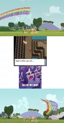 Size: 500x957 | Tagged: apple family reunion, bat, crossover, derpibooru import, edit, edited screencap, fruit bat, meme, pokémon, rarity, safe, screencap, why