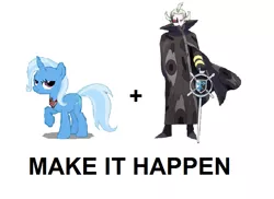 Size: 739x538 | Tagged: crossover, derpibooru import, exploitable meme, ghetsis, make it happen, meme, pokémon, safe, trixie