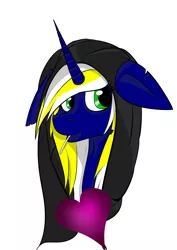 Size: 2480x3507 | Tagged: alicorn, alicorn oc, alternate hairstyle, artist:radbat, candy, clothes, derpibooru import, floppy ears, food, heart, hoodie, horn, lollipop, oc, oc:time vortex (th3bluerose), safe, unofficial characters only, wings