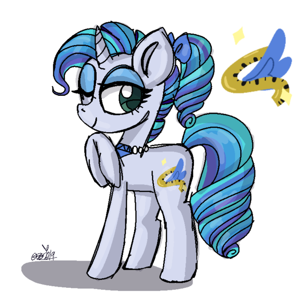 Size: 768x768 | Tagged: safe, artist:awoomarblesoda, derpibooru import, oc, oc:glamorous, pony, unicorn, female, mare, offspring, one eye closed, parent:rarity, parent:soarin', parents:soarity, simple background, solo, transparent background, wink
