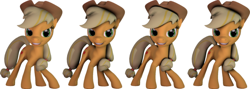 Size: 2744x980 | Tagged: safe, artist:epiclper, derpibooru import, applejack, pony, 3d, applejack's hat, cowboy hat, hat, simple background, solo, source filmmaker, stetson, transparent background