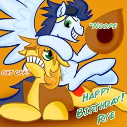 Size: 900x900 | Tagged: artist:glasdale, ask, ask braeburn!, braeburn, dead source, derpibooru import, safe, soarin'