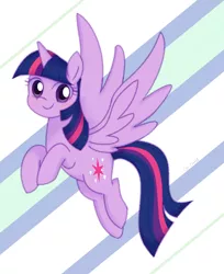 Size: 896x1100 | Tagged: safe, artist:ch-chau, derpibooru import, twilight sparkle, twilight sparkle (alicorn), alicorn, pony, cute, female, flying, mare, smiling, spread wings, twiabetes, wings