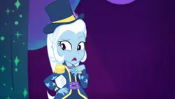 Size: 1920x1080 | Tagged: safe, derpibooru import, screencap, trixie, equestria girls, equestria girls series, spring breakdown, spoiler:eqg series (season 2), cute, diatrixes, hat, top hat