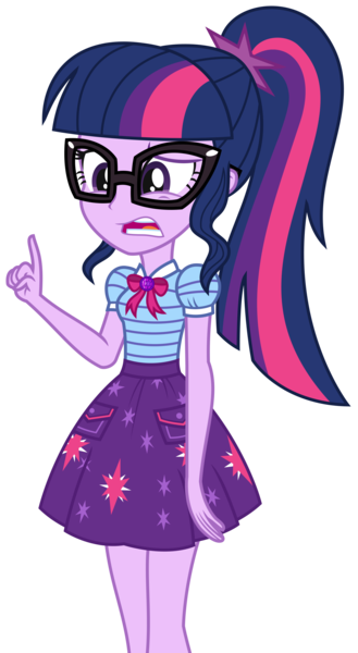 Size: 1547x2819 | Tagged: safe, artist:sketchmcreations, derpibooru import, sci-twi, twilight sparkle, equestria girls, equestria girls series, schedule swap, spoiler:eqg series (season 2), confused, female, geode of telekinesis, magical geodes, open mouth, raised hand, simple background, solo, transparent background, vector