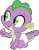 Size: 2429x3091 | Tagged: safe, artist:red4567, derpibooru import, spike, dragon, sparkle's seven, baby, baby dragon, baby spike, crayon, cute, diaper, simple background, sitting, solo, spikabetes, that was fast, transparent background, vector, younger