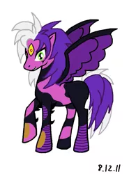 Size: 527x712 | Tagged: safe, artist:puddingvalkyrie, derpibooru import, ponified, pony, solo, yu-gi-oh!, yubel
