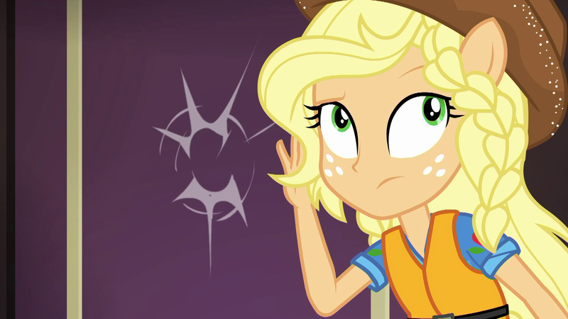 Size: 1920x1080 | Tagged: safe, derpibooru import, screencap, applejack, equestria girls, equestria girls series, spring breakdown, spoiler:eqg series (season 2), ponied up, solo